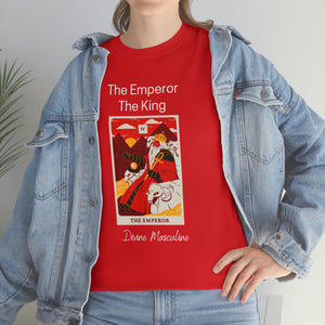 The Empire, King- Divine Masculine T-Shirt (White Font)